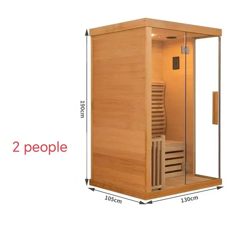 Household Single Sauna Box, Double Steam Room Steam Sweat Fitness Commercial Can Be Customized