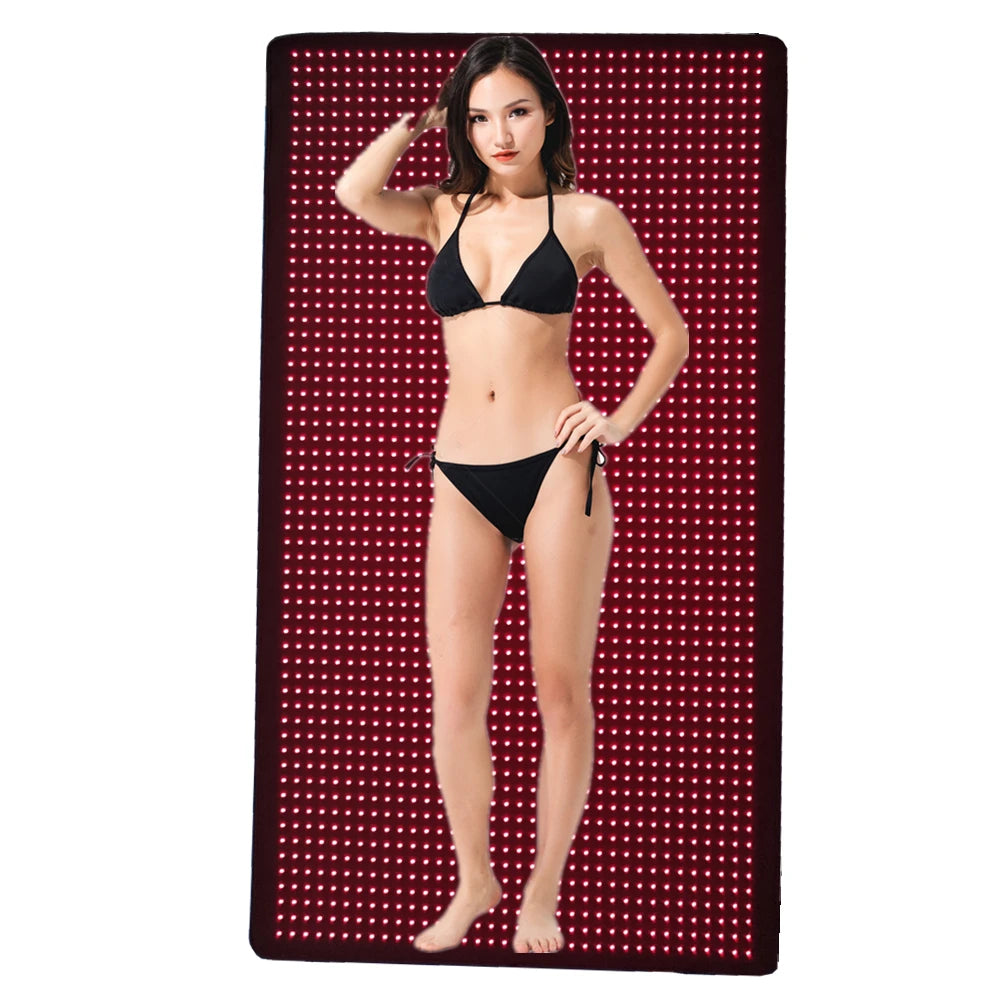 New High Power 660nm 850nm Whole Body Infrared Light Therapy Sauna Blanket Pad for Pain Relief Photodynamic Therapy Mat