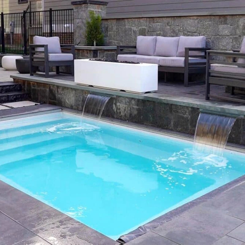 Luxury Small Size Family Inground Outdoor Plunge Pool Swim Spa Piscina Kids Home Garden Resort  Fiberglass Swimming Pool