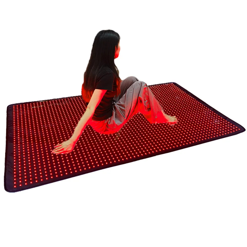New High Power 660nm 850nm Whole Body Infrared Light Therapy Sauna Blanket Pad for Pain Relief Photodynamic Therapy Mat