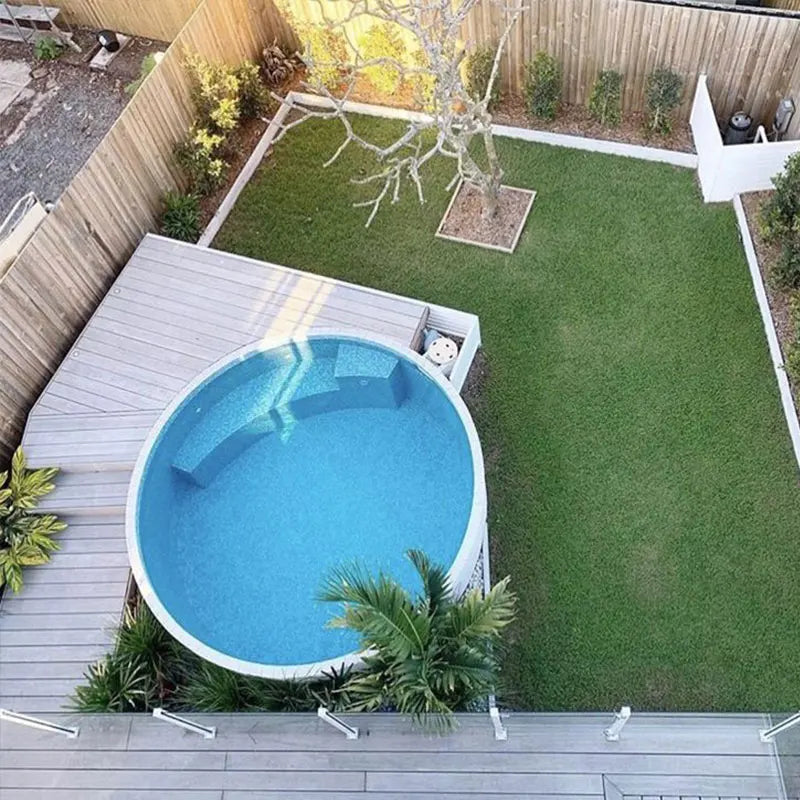 Outdoor House Portable Small Piscine Round Pool Supplies Mini Swim Spa Plunge Pool Fiberglass Backyard Get Swimming Pool