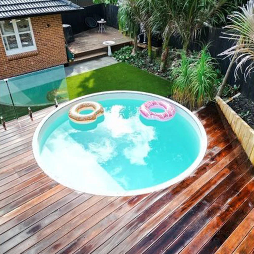 Outdoor Oval Overground Round Square Plunge Pool Small Luxury Fiberglass Above Ground Swimming Pool for Hotel