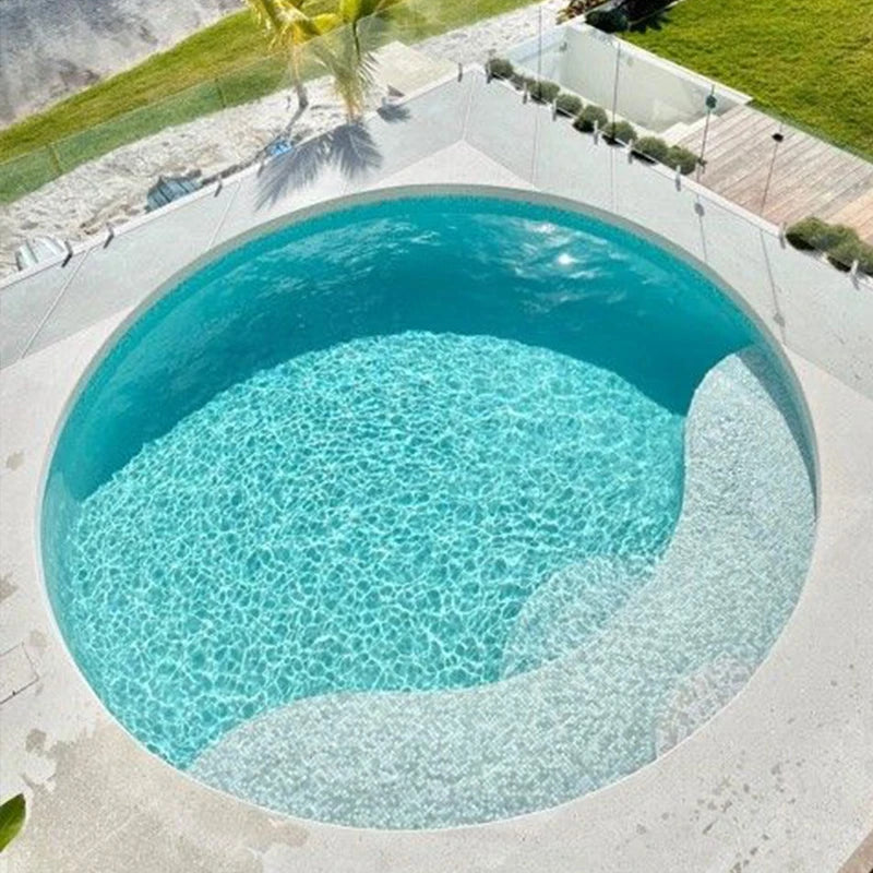 Luxury Indoor Resort Custom 2m Fiberglass Cold Plunge Pool Hot Tub Outdoor Mosaic Tiles 10ft Inground Swimming Spa Pool