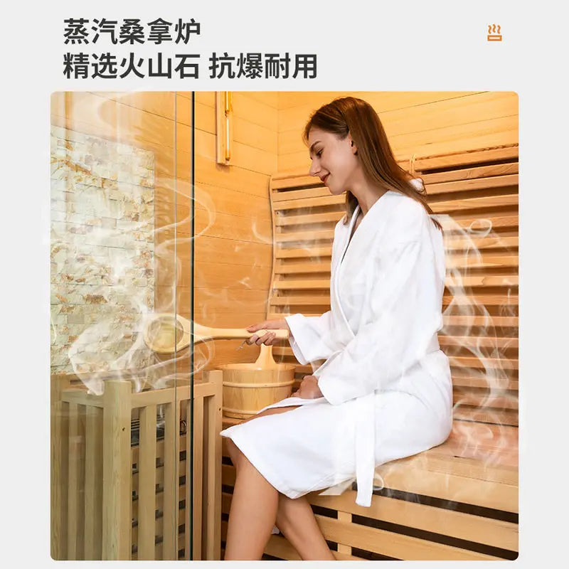Household Single Sauna Box, Double Steam Room Steam Sweat Fitness Commercial Can Be Customized