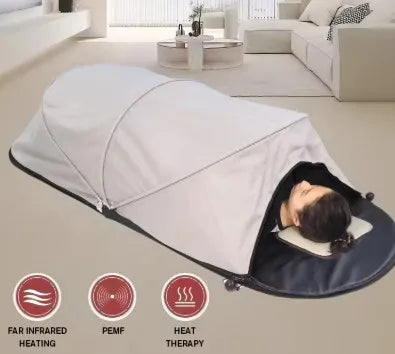 Household high-efficiency perspiration relief stress and fatigue folding sauna dome