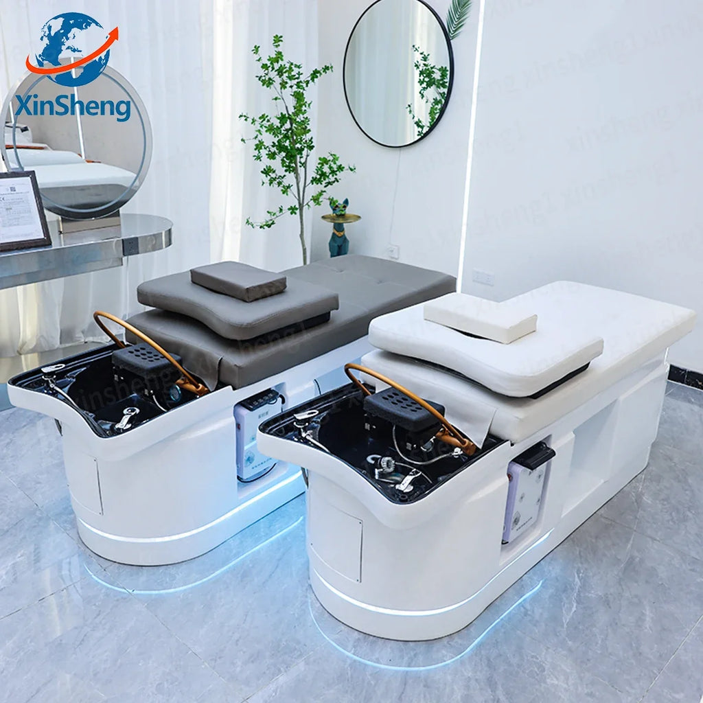 Massage Table Massage Bed Shampoo Beds Head SPA Salon Furniture Hair Washing Equipment Beauty Care Bed Sofa Cushion