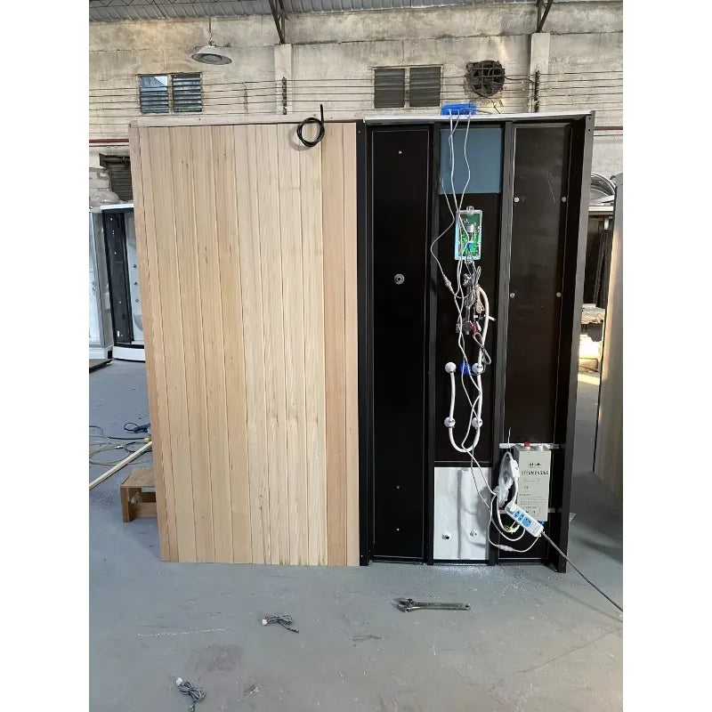 Russian a Wet Steam Sauna Cabin Room Bath Bathroom House with Shower Room Price for Two People