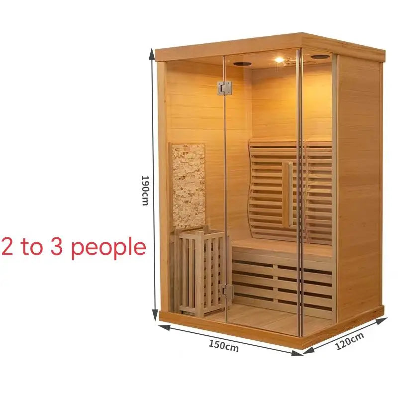 Household Single Sauna Box, Double Steam Room Steam Sweat Fitness Commercial Can Be Customized