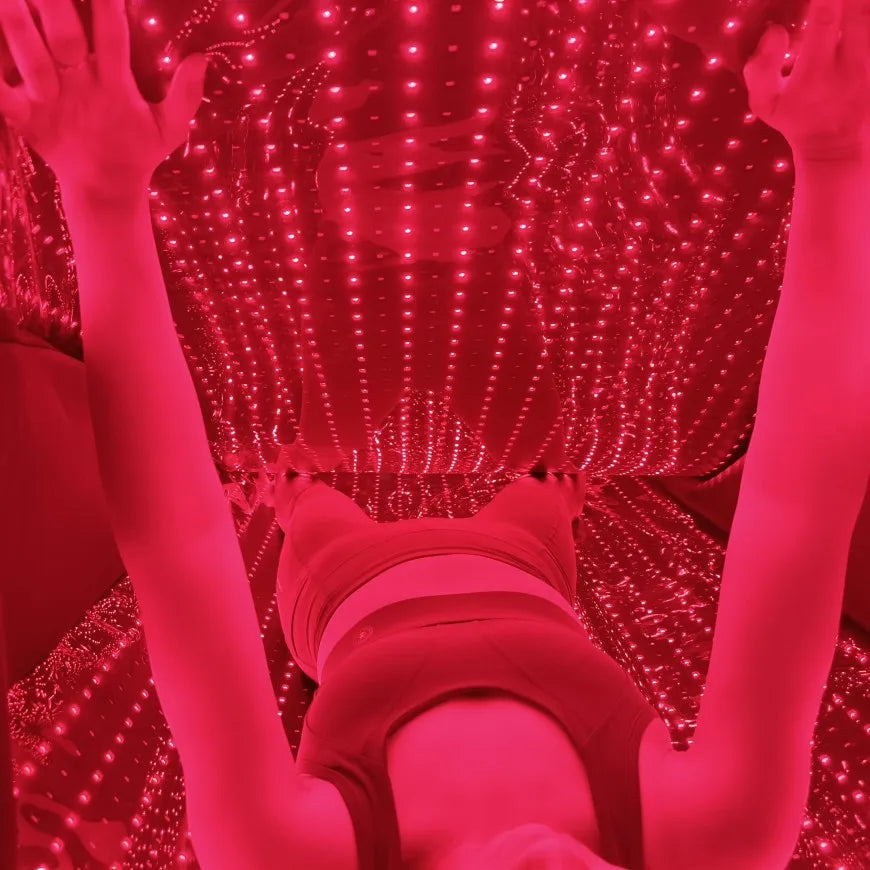 Full Body Relax 660nm 850nm 6Feet Red Light Therapy Blanket Men Women Home  Use LED Far Infrared Light Sauna Sleeping Bag