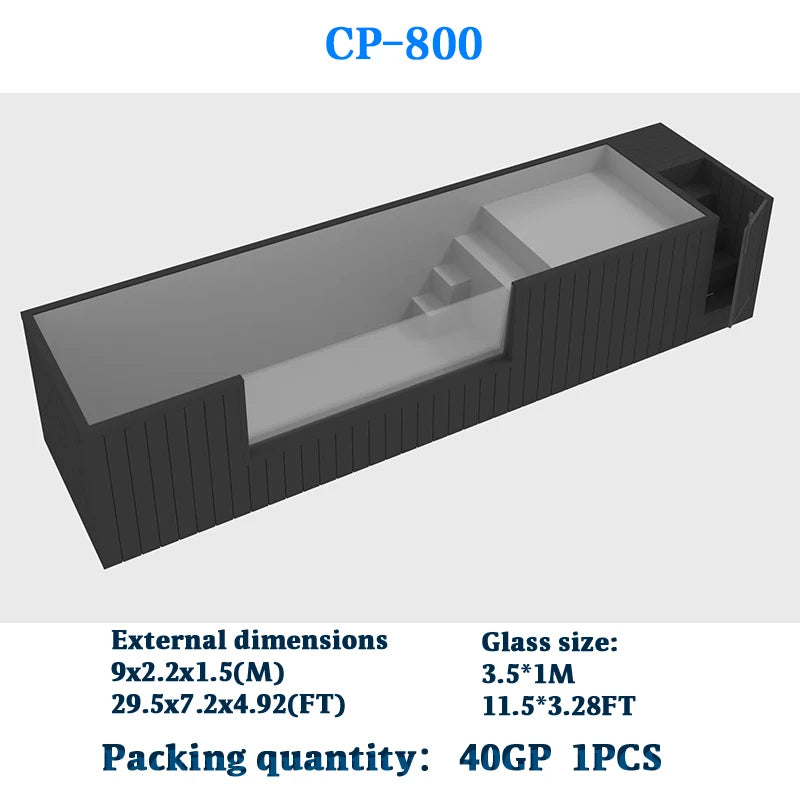 Wholesale Swim Spa Pool Outdoor Mosaic Tiles Small Size Piscina Frp Fiberglass Above Ground Cold Plunge Container Swimming Pool