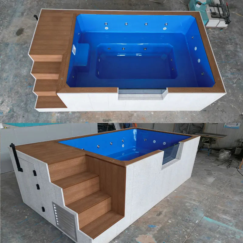 Outdoor Oval Overground Round Square Plunge Pool Small Luxury Fiberglass Above Ground Swimming Pool for Hotel