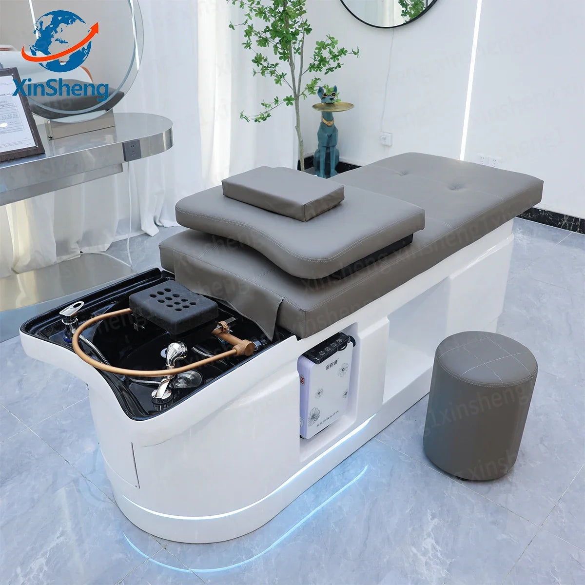 Massage Table Massage Bed Shampoo Beds Head SPA Salon Furniture Hair Washing Equipment Beauty Care Bed Sofa Cushion
