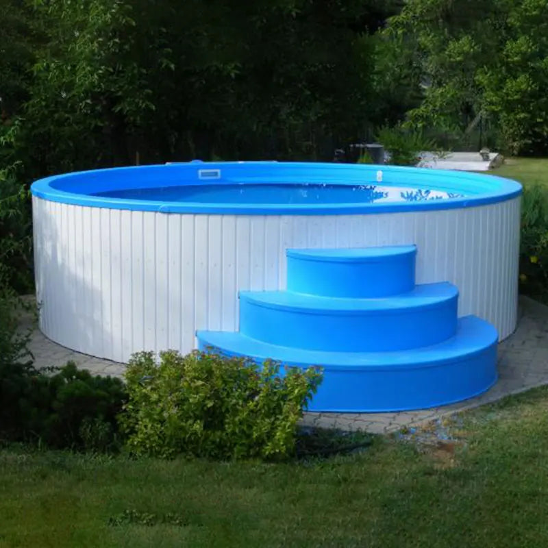 Custom Hotel House Oasis Overwater Villa Hot Day Round Plunge Pool Small Luxury Fiberglass Above Ground Swimming Pool