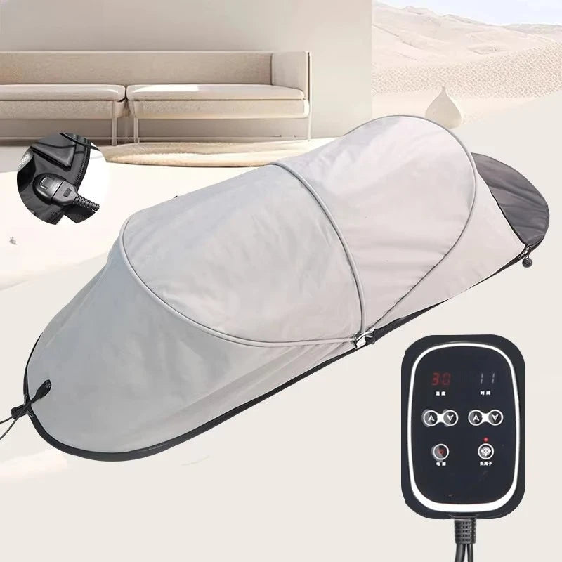 Household high-efficiency perspiration relief stress and fatigue folding sauna dome