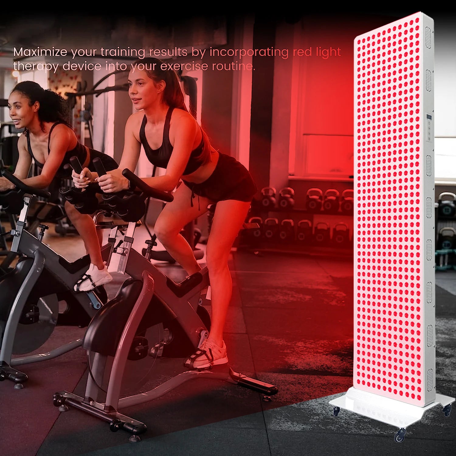 3000W No Flicker Low EMF Dual-Chip RedLight Therapy Device Full Body 660nm 850nm Near Infrared LED Therapy Panel  Lamp