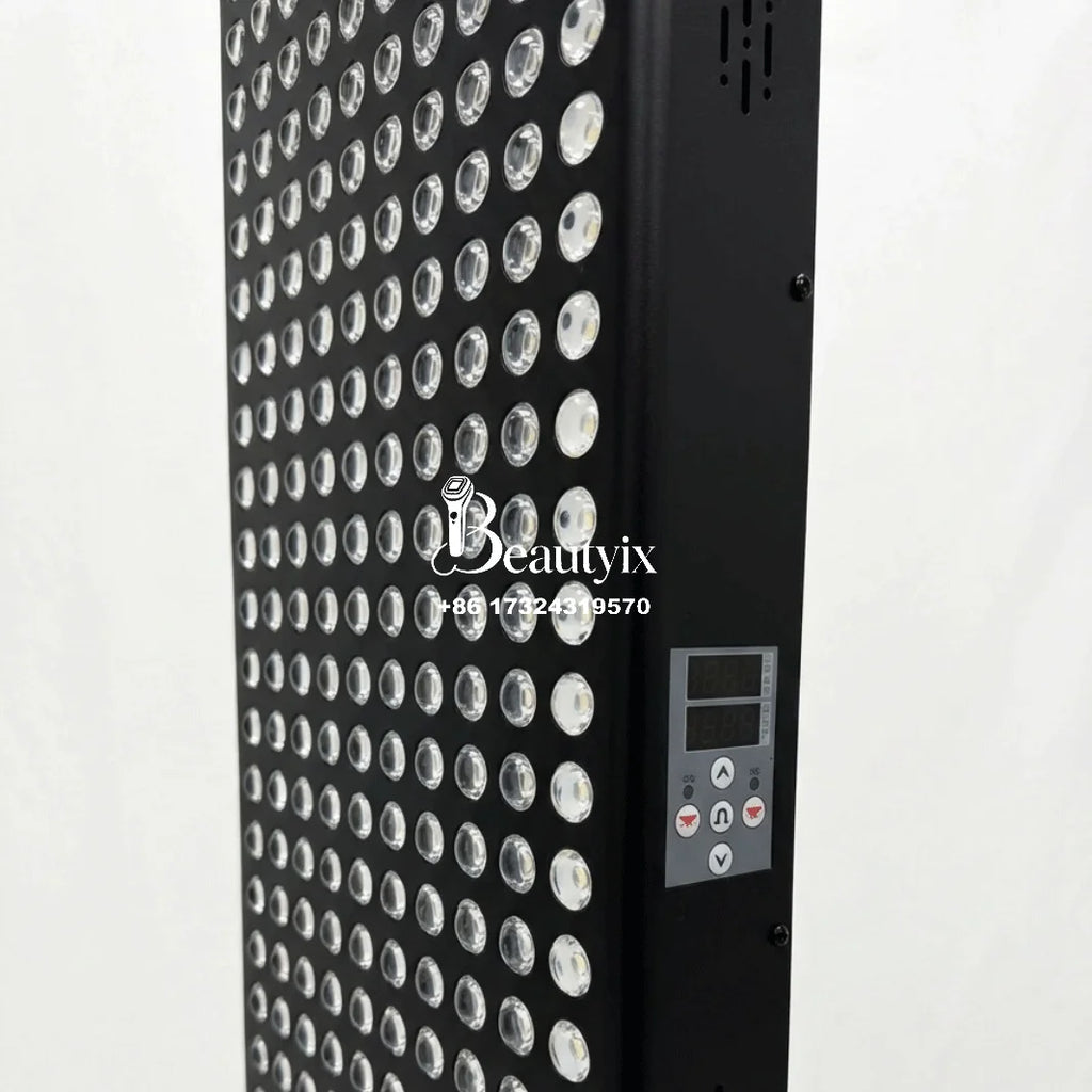 3000W Dual-Chip 660nm Red/850nm NIR Red Light Therapy Panel No Flicker Low EMF Anti-Aging Skin Care Pain Relief Home Device