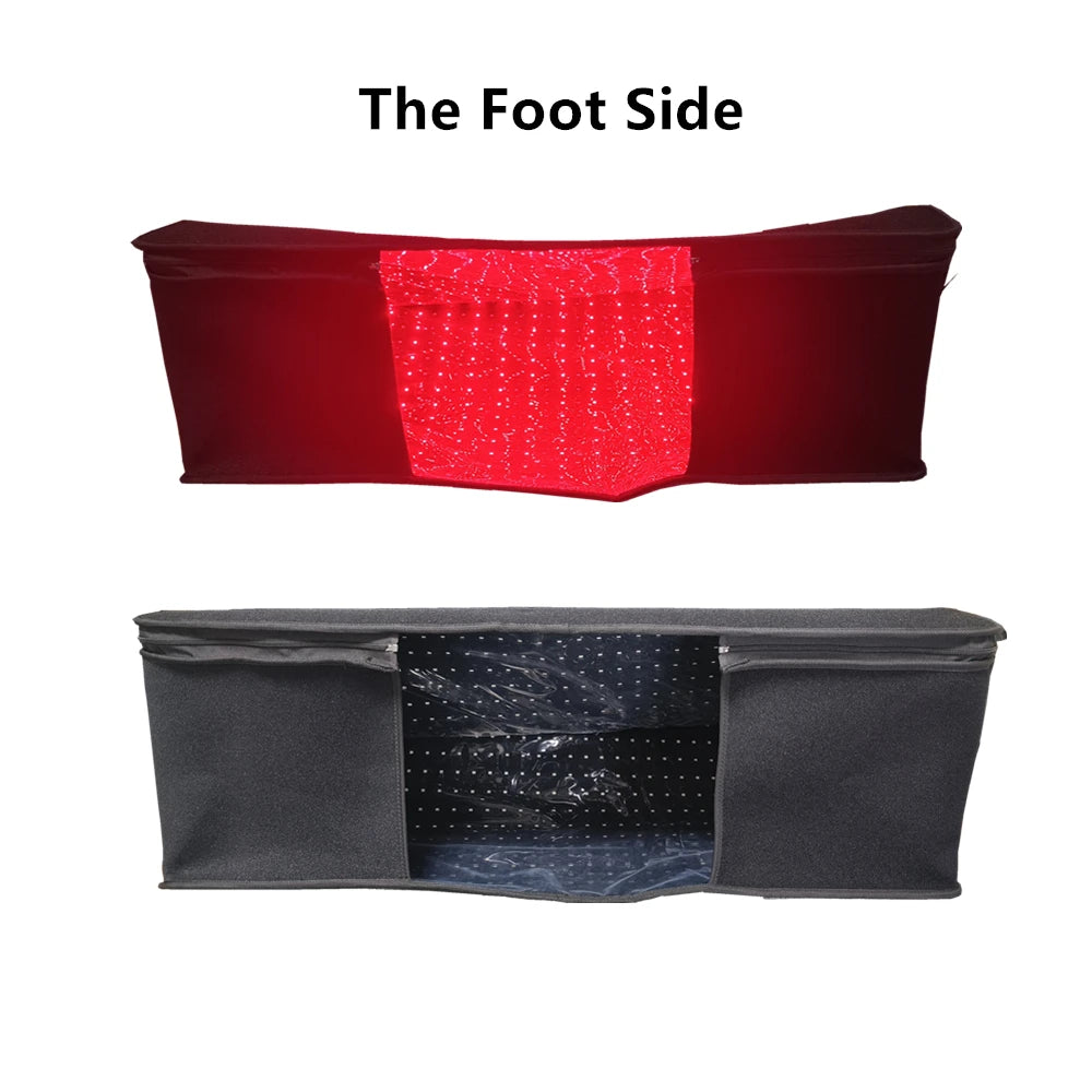 Full Body Relax 660nm 850nm 6Feet Red Light Therapy Blanket Men Women Home  Use LED Far Infrared Light Sauna Sleeping Bag