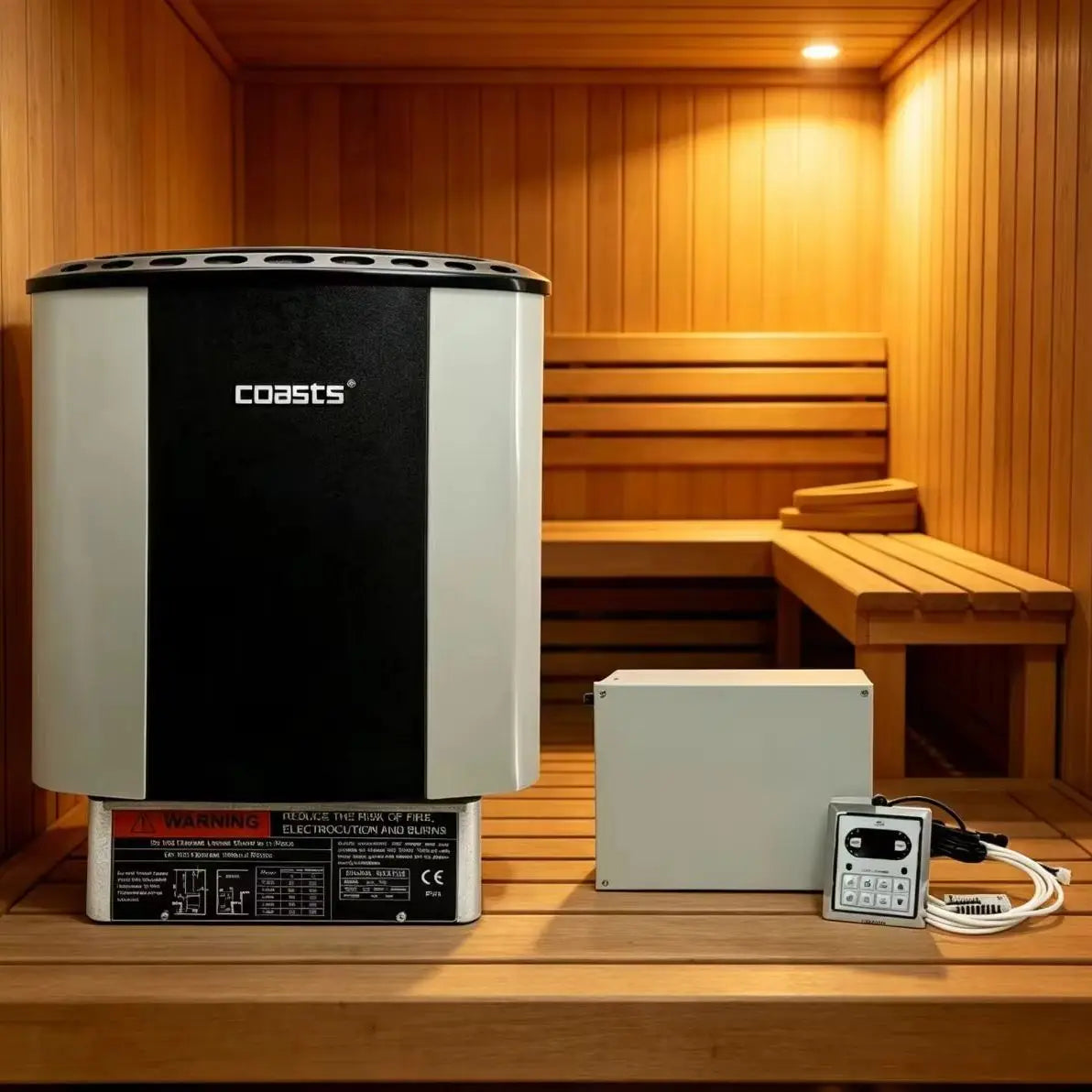 CA-60C 6KW Digital display external control sauna stove