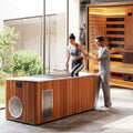 Luxury sauna cold bath system, spa, customizable