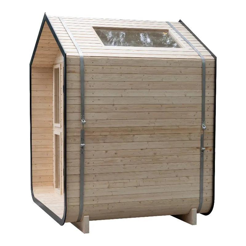 Customized Solid Wooden Home Sauna 4 Person Outdoor Sauna Indoor Suit Buiten Dome Cabin Exterior Zelt De Madera