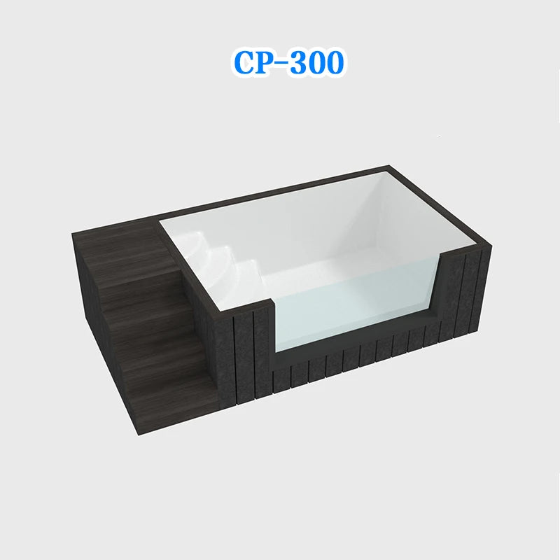 Wholesale Swim Spa Pool Outdoor Mosaic Tiles Small Size Piscina Frp Fiberglass Above Ground Cold Plunge Container Swimming Pool