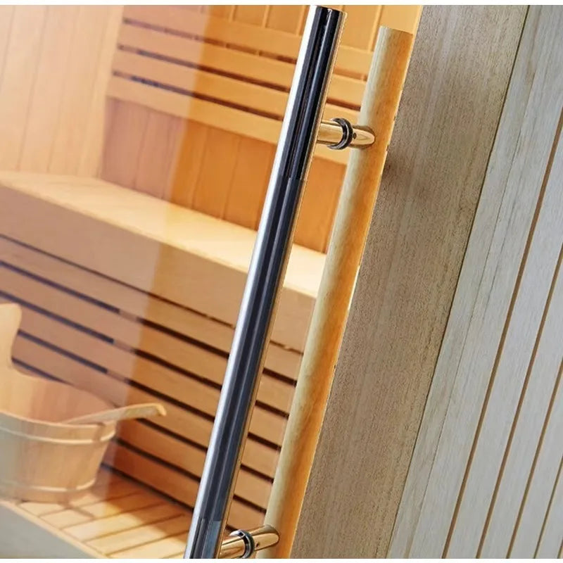 Traditional Indoor Sauna Room  With Electric Stove and Stone for 8 Person