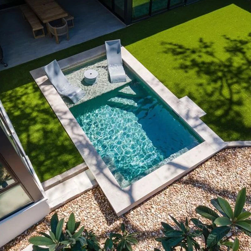 Luxury Small Size Family Inground Outdoor Plunge Pool Swim Spa Piscina Kids Home Garden Resort  Fiberglass Swimming Pool